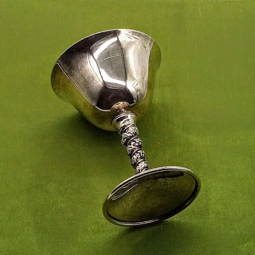 Vintage F.B. Rogers Silverplate Wine Goblet